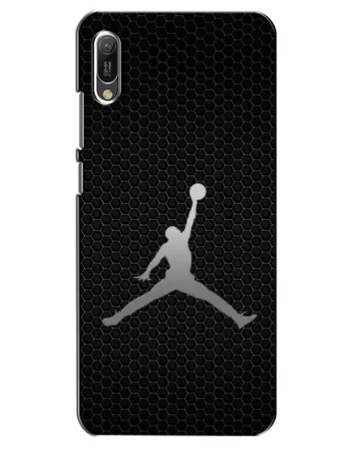 Чехол для Huawei Y6 2019 с картинкой «Jordan Dark Carbon»