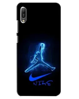 Чохол для Huawei Y6 2019 з картинкою «Jordan Neon Blue» Чохол для Huawei Y6 2019 з картинкою «Jordan Neon Blue»