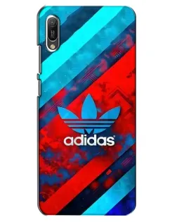 Чехол для Huawei Y6 2019 с картинкой «Абстракция Adidas»