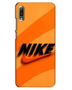 Чехол для Huawei Y6 2019 с картинкой «Оранжевый драйв Nike» Чехол для Huawei Y6 2019 с картинкой «Оранжевый драйв Nike»