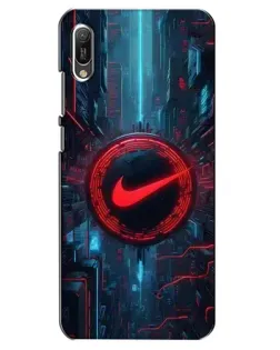 Чехол для Huawei Y6 2019 с картинкой «Техногенный стиль Nike» Чехол для Huawei Y6 2019 с картинкой «Техногенный стиль Nike»