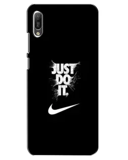 Чехол для Huawei Y6 2019 с картинкой «Текстовый принт Nike» Чехол для Huawei Y6 2019 с картинкой «Текстовый принт Nike»