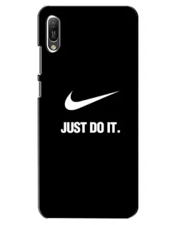Чехол для Huawei Y6 2019 с картинкой «Классический принт Nike» Чехол для Huawei Y6 2019 с картинкой «Классический принт Nike»