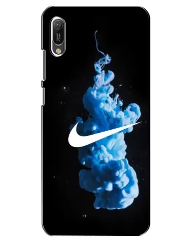 Чехол для Huawei Y6 2019 с картинкой «Nike и синий дым» Чехол для Huawei Y6 2019 с картинкой «Nike и синий дым»