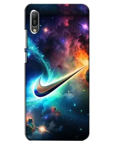 Чехол для Huawei Y6 2019 с картинкой «Космический Nike Swoosh» Чехол для Huawei Y6 2019 с картинкой «Космический Nike Swoosh»