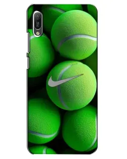 Чехол для Huawei Y6 2019 с картинкой «Теннисные мячи Найк» Чехол для Huawei Y6 2019 с картинкой «Теннисные мячи Найк»