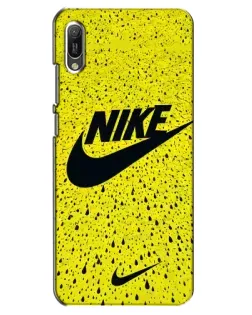 Чехол для Huawei Y6 2019 с картинкой «Желтый текстурный Nike» Чехол для Huawei Y6 2019 с картинкой «Желтый текстурный Nike»