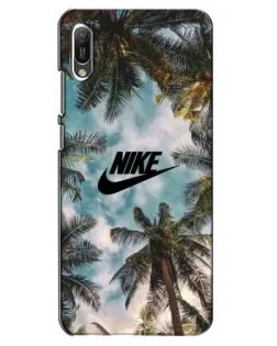 Чехол для Huawei Y6 2019 с картинкой «Тропический принт Nike» Чехол для Huawei Y6 2019 с картинкой «Тропический принт Nike»