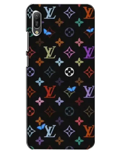 Чехол для Huawei Y6 2019 с картинкой «Цветная монограмма LV» Чехол для Huawei Y6 2019 с картинкой «Цветная монограмма LV»
