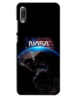 Чехол для Huawei Y6 2019 с картинкой «Земля из космоса NASA» Чехол для Huawei Y6 2019 с картинкой «Земля из космоса NASA»