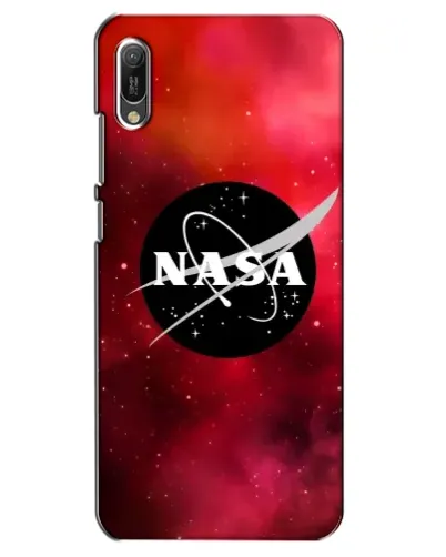 Чехол для Huawei Y6 2019 с картинкой «NASA — красная туманность»