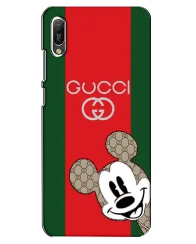 Чехол для Huawei Y6 2019 с картинкой «Gucci — полосы и Микки» Чехол для Huawei Y6 2019 с картинкой «Gucci — полосы и Микки»