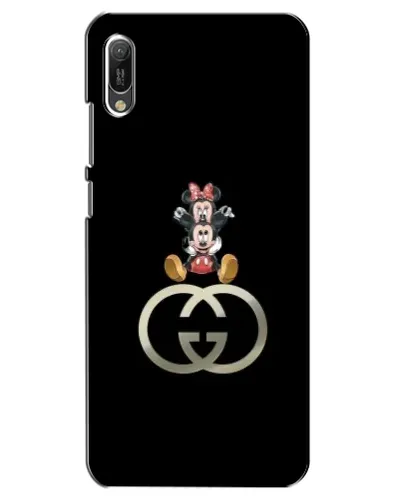 Чехол для Huawei Y6 2019 с картинкой «Минни Маус на лого» Чехол для Huawei Y6 2019 с картинкой «Минни Маус на лого»
