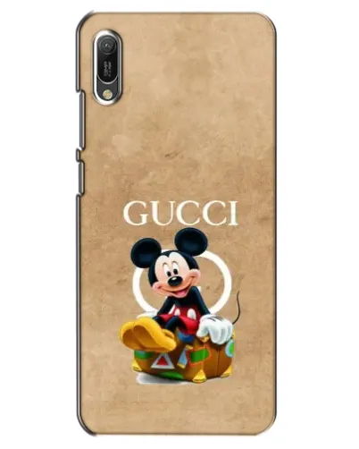 Чехол для Huawei Y6 2019 с картинкой «Микки Маус Gucci — крафт» Чехол для Huawei Y6 2019 с картинкой «Микки Маус Gucci — крафт»