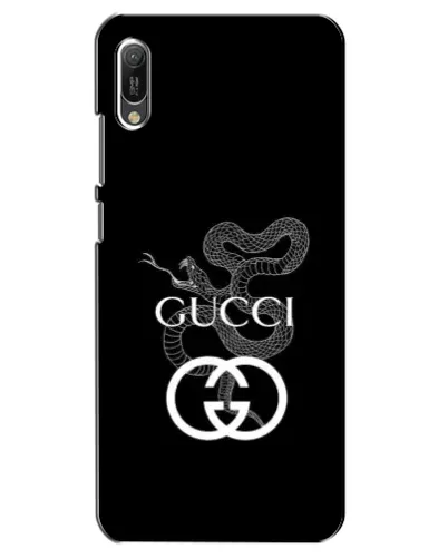 Чехол для Huawei Y6 2019 с картинкой «Gucci — серебряная змея» Чехол для Huawei Y6 2019 с картинкой «Gucci — серебряная змея»