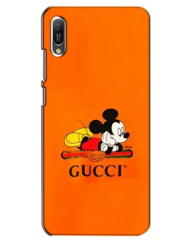 Чехол для Huawei Y6 2019 с картинкой «Микки Маус Gucci — оранж» Чехол для Huawei Y6 2019 с картинкой «Микки Маус Gucci — оранж»