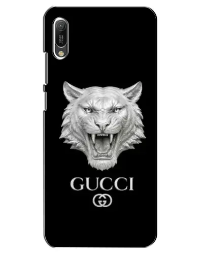 Чехол для Huawei Y6 2019 с картинкой «Gucci — серебряный лев» Чехол для Huawei Y6 2019 с картинкой «Gucci — серебряный лев»