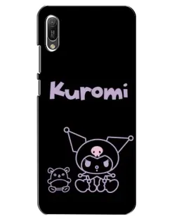 Чохол для Huawei Y6 2019 з картинкою «Kuromi — чорний мінімалізм» Чохол для Huawei Y6 2019 з картинкою «Kuromi — чорний мінімалізм»