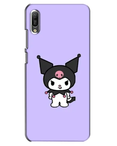 Чехол для Huawei Y6 2019 с картинкой «Kuromi — нежный фиолетовый»