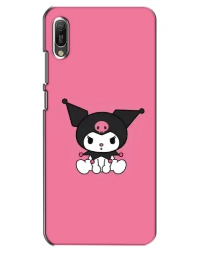 Чехол для Huawei Y6 2019 с картинкой «Хмурая Kuromi»
