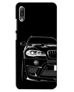 Чехол для Huawei Y6 2019 с картинкой «Темный силуэт BMW» Чехол для Huawei Y6 2019 с картинкой «Темный силуэт BMW»