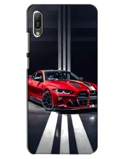 Чехол для Huawei Y6 2019 с картинкой «Красная BMW на дороге» Чехол для Huawei Y6 2019 с картинкой «Красная BMW на дороге»