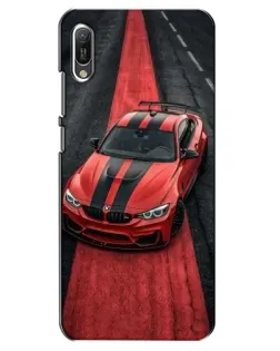 Чехол для Huawei Y6 2019 с картинкой «BMW на красной дорожке» Чехол для Huawei Y6 2019 с картинкой «BMW на красной дорожке»