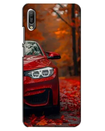 Чехол для Huawei Y6 2019 с картинкой «Осенняя BMW M4»