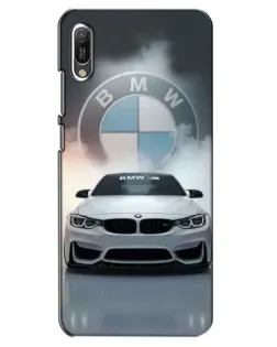 Чехол для Huawei Y6 2019 с картинкой «BMW в белом дыму» Чехол для Huawei Y6 2019 с картинкой «BMW в белом дыму»