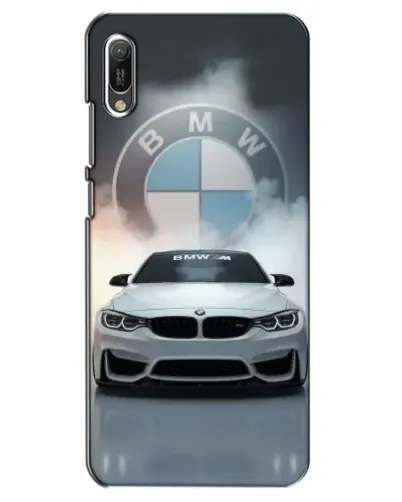 Чехол для Huawei Y6 2019 с картинкой «BMW в белом дыму» Чехол для Huawei Y6 2019 с картинкой «BMW в белом дыму»