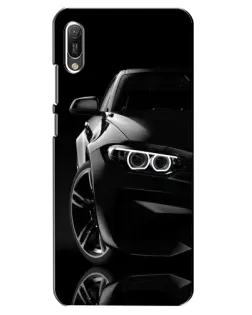 Чехол для Huawei Y6 2019 с картинкой «Черная BMW — профиль» Чехол для Huawei Y6 2019 с картинкой «Черная BMW — профиль»