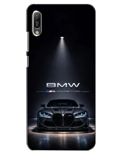 Чехол для Huawei Y6 2019 с картинкой «BMW сквозь ночной город» Чехол для Huawei Y6 2019 с картинкой «BMW сквозь ночной город»