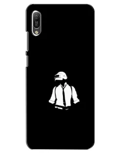 Чехол для Huawei Y6 2019 с картинкой «PUBG — белый шлем» Чехол для Huawei Y6 2019 с картинкой «PUBG — белый шлем»