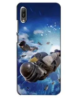 Чехол для Huawei Y6 2019 с картинкой «Десант PUBG — прыжок» Чехол для Huawei Y6 2019 с картинкой «Десант PUBG — прыжок»