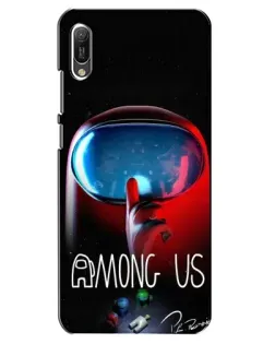 Чохол для Huawei Y6 2019 з картинкою «Червоний імпостер — макро» Чохол для Huawei Y6 2019 з картинкою «Червоний імпостер — макро»