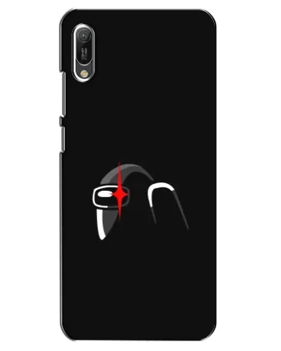 Чехол для Huawei Y6 2019 с картинкой «Among Us шлем»