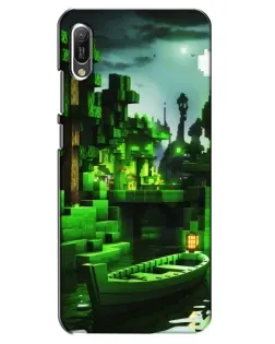 Чохол для Huawei Y6 2019 з картинкою «Minecraft лісовий пейзаж» Чохол для Huawei Y6 2019 з картинкою «Minecraft лісовий пейзаж»