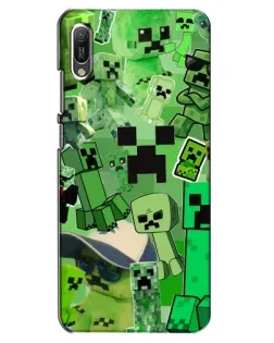 Чохол для Huawei Y6 2019 з картинкою «Кріпери Minecraft» Чохол для Huawei Y6 2019 з картинкою «Кріпери Minecraft»