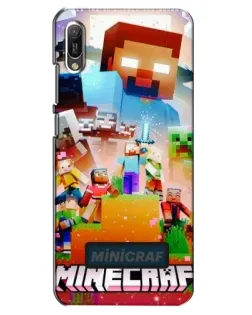 Чохол для Huawei Y6 2019 з картинкою «Minecraft герої гри» Чохол для Huawei Y6 2019 з картинкою «Minecraft герої гри»