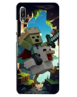 Чохол для Huawei Y6 2019 з картинкою «Стів та гусь» Чохол для Huawei Y6 2019 з картинкою «Стів та гусь»