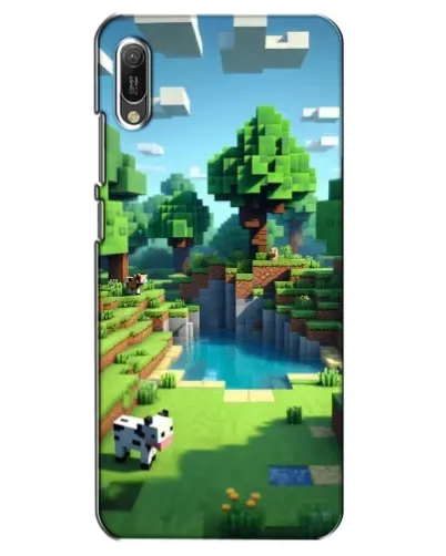 Чехол для Huawei Y6 2019 с картинкой «Minecraft летний день» Чехол для Huawei Y6 2019 с картинкой «Minecraft летний день»