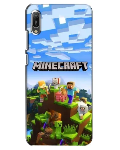 Чехол для Huawei Y6 2019 с картинкой «Minecraft классический мир» Чехол для Huawei Y6 2019 с картинкой «Minecraft классический мир»