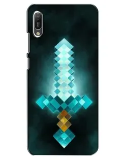 Чохол для Huawei Y6 2019 з картинкою «Алмазний меч неон» Чохол для Huawei Y6 2019 з картинкою «Алмазний меч неон»