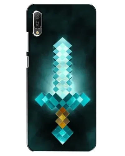 Чехол для Huawei Y6 2019 с картинкой «Алмазный меч неон» Чехол для Huawei Y6 2019 с картинкой «Алмазный меч неон»