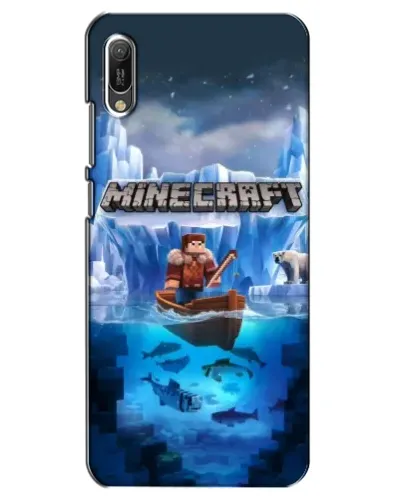 Чехол для Huawei Y6 2019 с картинкой «Minecraft ледяной мир» Чехол для Huawei Y6 2019 с картинкой «Minecraft ледяной мир»