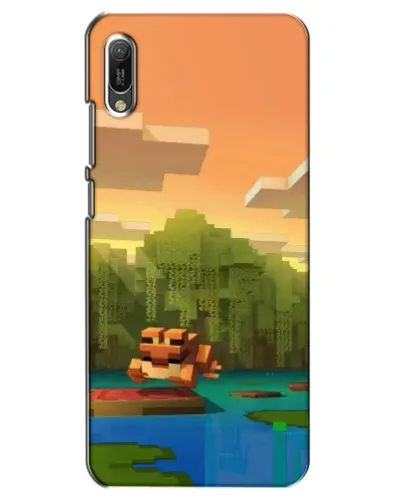 Чехол для Huawei Y6 2019 с картинкой «Майнкрафт закат солнца» Чехол для Huawei Y6 2019 с картинкой «Майнкрафт закат солнца»