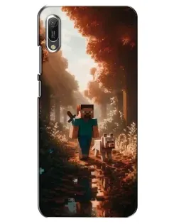 Чохол для Huawei Y6 2019 з картинкою «Стів у лісі» Чохол для Huawei Y6 2019 з картинкою «Стів у лісі»