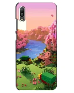 Чохол для Huawei Y6 2019 з картинкою «Рожеве дерево Minecraft» Чохол для Huawei Y6 2019 з картинкою «Рожеве дерево Minecraft»