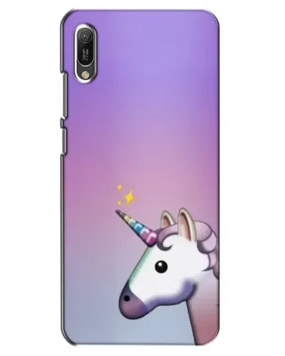 Чехол для Huawei Y6 2019 с картинкой «Единорог градиент» Чехол для Huawei Y6 2019 с картинкой «Единорог градиент»