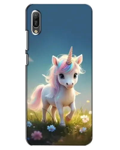 Чехол для Huawei Y6 2019 с картинкой «Единорог на поляне» Чехол для Huawei Y6 2019 с картинкой «Единорог на поляне»